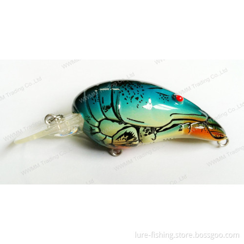 Top Grade Fishing Lure--UV Coated Top Grade Craw Shape Crankbait Lure (HW001)